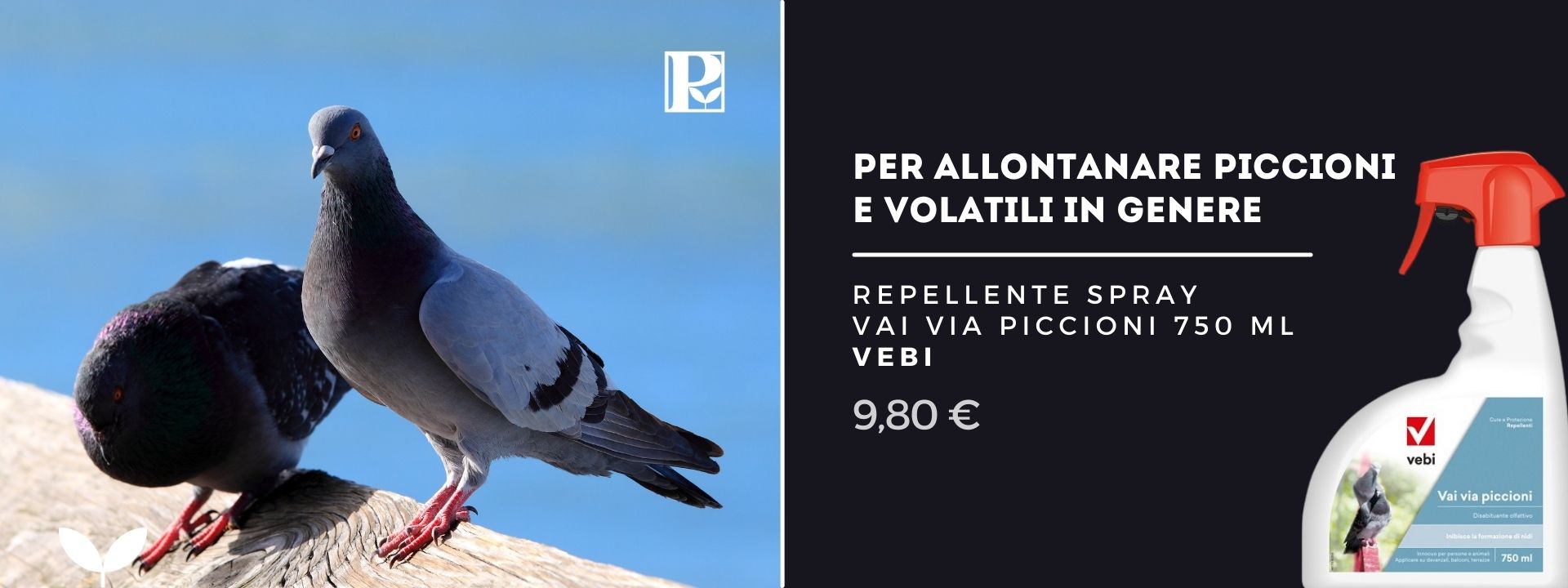 Repellente spray piccioni - Pierucci Agricoltura